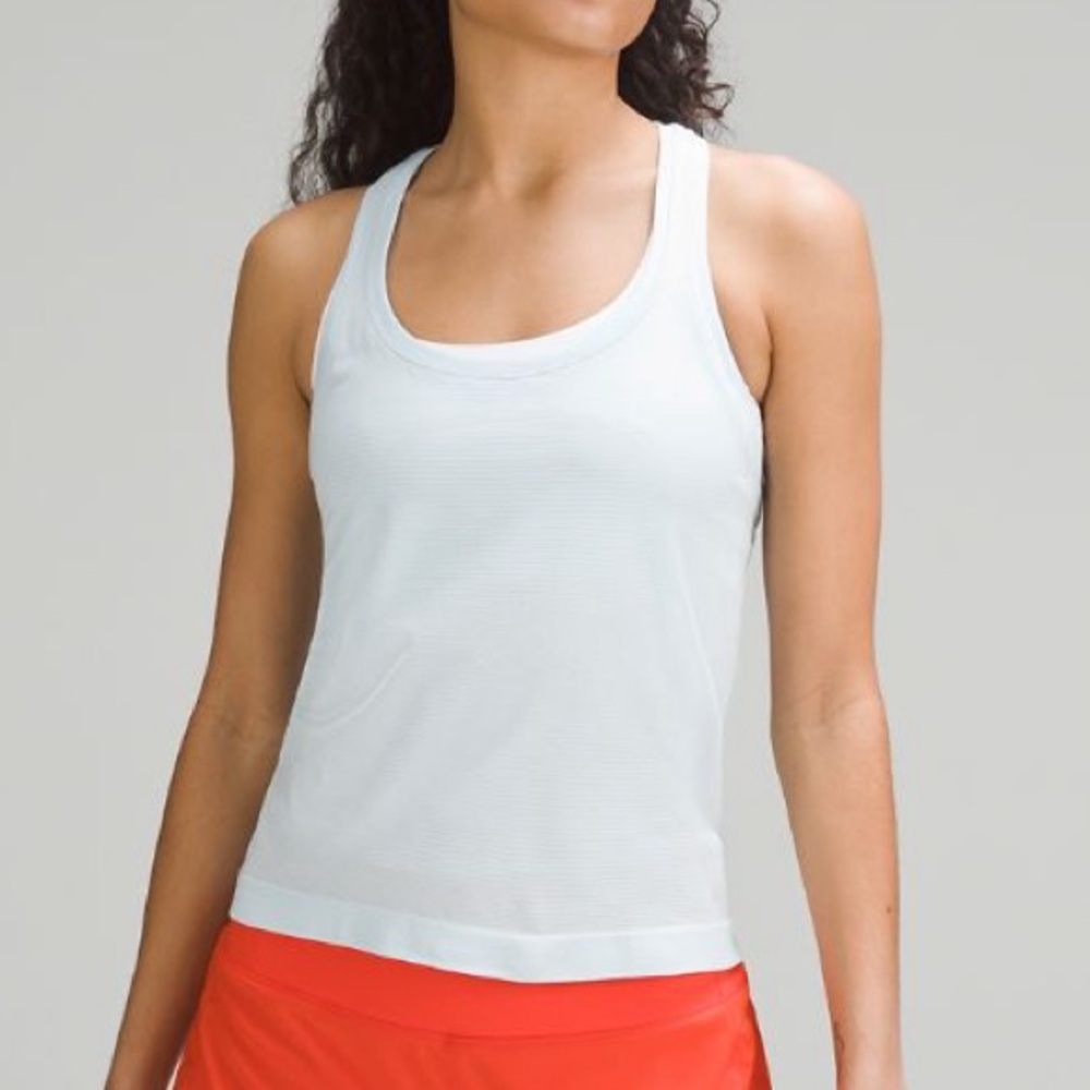 swiftly tech powder blue tank
